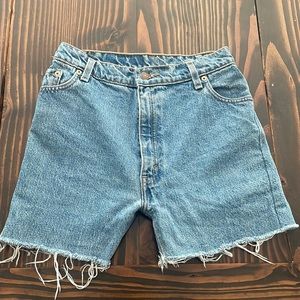 Denim Levi Shorts Size 0 High Waisted